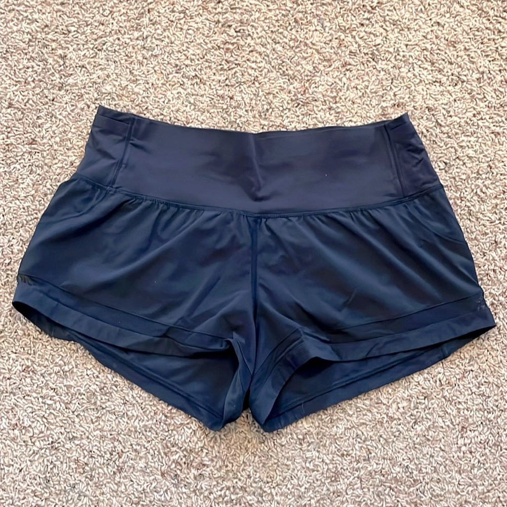 Blue Lululemon shorts